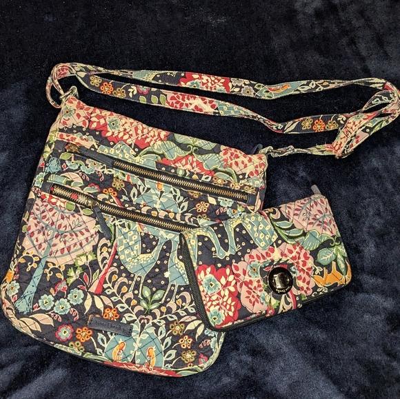 Vera Bradley Crossbody & Wallet - Picture 1 of 6